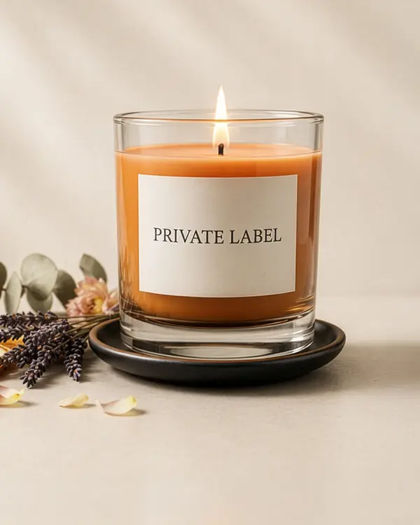Private label scented candle manufacturing